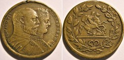 Edward VII & Alexandra - Token St George 1902