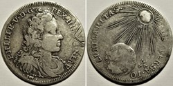 1701 Regno di Napoli 1 Tari - Filippo V di Borbone