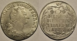 Friedrich II the Great - 1/3 Reichsthaler 1773 Breslau, Kingdom of Prussia