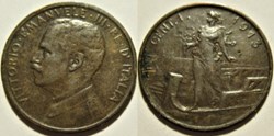 1913 Regno d'Italia, Centesimo, Roma - Vittorio Emanuele III (ex.2)