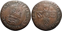 1642 Token of Tournai, Spanish Netherlands - Philip IV of Spain