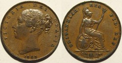 Victoria - One Farthing 1848 - Kingdom of Great Britain