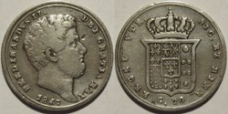 1847 Royaume de Naples, 20 Grana - Ferdinando II