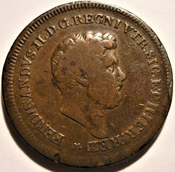 1848 Royaume de Naples, 3 Tornesi - Ferdinando II