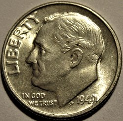1949 Dime