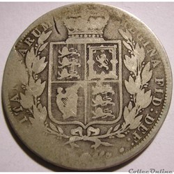 Victoria - Half Crown, 1884 - Kingdom of Great Britain