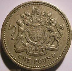 Elizabeth II - One Pound 1983 - UK