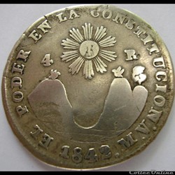 Ecuador - 4 Reales 1842 Quito