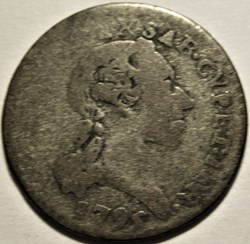 1795 Royaume de Sardaigne, 1/2 Reale - Victor-Amédée III de Savoie