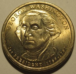 George Washington - 2007 One Dollar, Philadelphia Mint