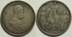 Franz Joseph I - 1 Korona 1896, Magyar Millennium - Kingdom of Hungary