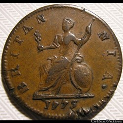 George III - Farthing 1775 Great Britain - Coins - World - United Kingdom