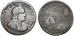 1702 Regno di Napoli, 1/2 Ducato - Filippo V di Borbone