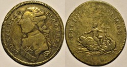 Louis XVI - c.1780, "Felicitas Publicas" Jeton de Nuremberg