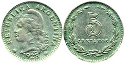 Argentina - 5 Centavos 1928
