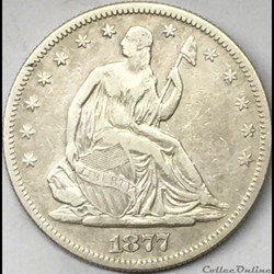 1877 S - Half Dollar