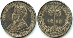 George V - 1 Shilling 1913 - West Africa