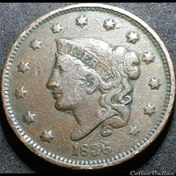 1836 One Cent (ex.2)