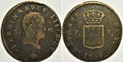 1830 Pamplona, 3 Maravedis - Fernando VII (III) de España