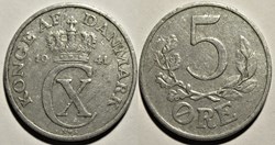 Christian X Denmark - 5 Øre 1941