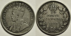 George V - 10 Cents 1920