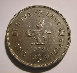 Elizabeth II - 1 Dollar 1979 - Hong Kong