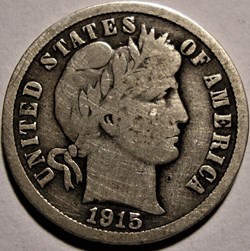 1915 San Francisco Dime
