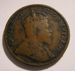 Edward VII - 1/4 Cent 1908 - Straits Settlements
