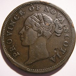 Victoria - One Penny 1840 - Nova Scotia