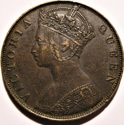 Victoria - One Cent 1877 - Hong-Kong