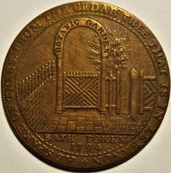 1794 HalfPenny – Bath / J. Jelly Token - Somerset, England