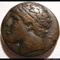 Syracuse, Sicily - Hieron II - AE20  BC. 275-215