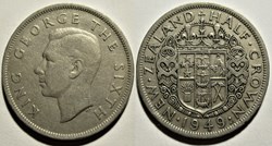 George VI - Half Crown 1949 - New Zealand