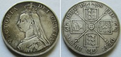 Victoria - Jubilee Double Florin, 1888 - Kingdom of Great Britain