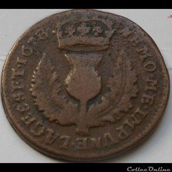 Charles II - 6 Pence 1678 Kingdom of Scotland