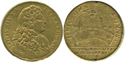 Louis XIV - 1679/77 Jeton Extraordinaire des guerres - Overdate