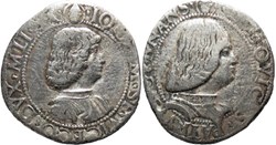 c.1481-94, Testone - Ducato di Milano, Gian Galeazzo under Regency of Ludovico M. Sforza
