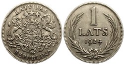 Latvia, Republic of - 1 Lats 1924