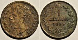 1899 Regno d'Italia, 1 Centesimo, Roma - Umberto I