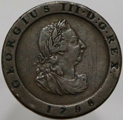 George III - Half Penny 1798 - Isle of Man