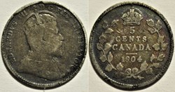 Edward VII - 5 Cents 1904