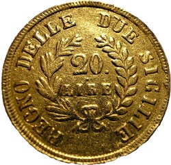 1813 Royaume de Naples, 20 Lire - Joachim Murat