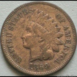 1869 One Cent