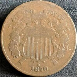 1870 Two Cents