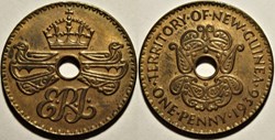 Edward VIII - One Penny 1936 - Papua New Guinea