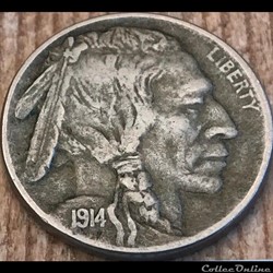 1914 Denver 5 Cents