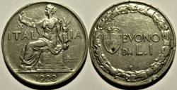 1922 Royaume d'Italie, Lira, Roma - Vittorio Emanuele III