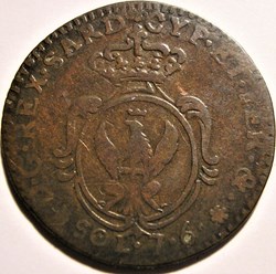 1800 Royaume de Sardaigne, 7.6 Soldi - Charles-Emmanuel IV de Savoie
