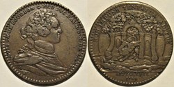 Louis-Charles de Bourbon - 1744 Jeton, grand maître de l'artillerie