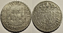 México - 2 Reales 1762 Mexico (Colonial) - Carlos III de España